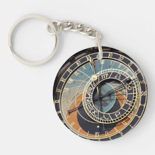 Astronomical Clock In Praque Key Ring