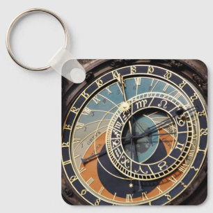 Astronomical Clock In Praque Key Ring