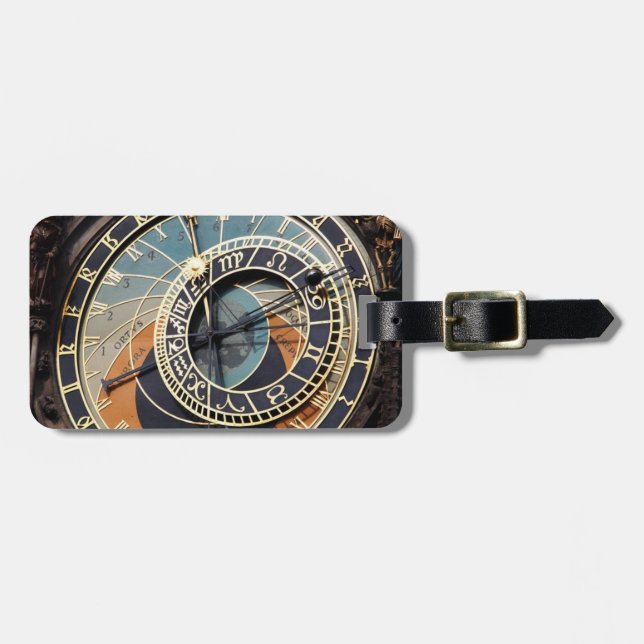 Astronomical Clock In Praque Luggage Tag (Front Horizontal)