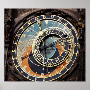 Astronomical Clock In Praque Poster