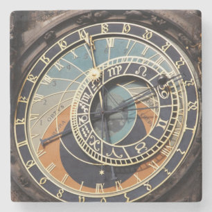 Astronomical Clock In Praque Stone Coaster