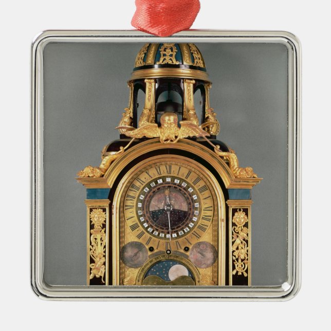 Astronomical clock metal tree decoration (Front)