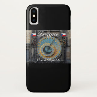 Astronomical clock Prague Orlog Czech Republic iPhone X Case
