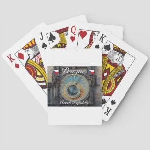 Astronomical clock Prague Orlog Czech Republic Playing Cards