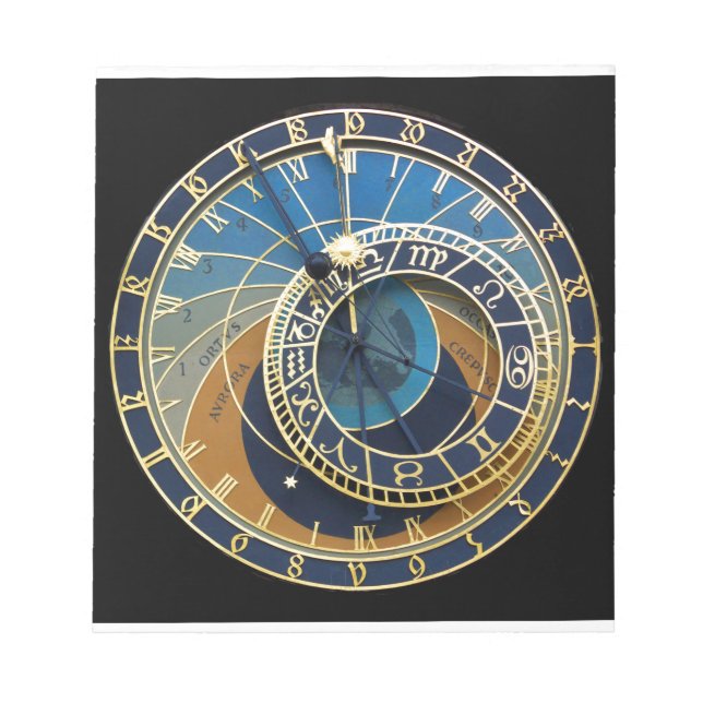 Astronomical Clock-Prague Orloj Notepad (Front)