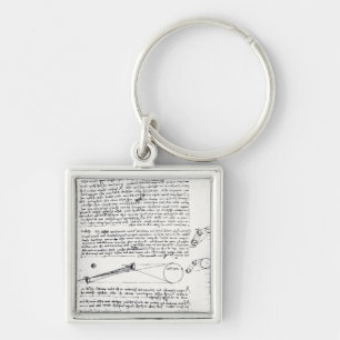 Astronomical diagrams key ring