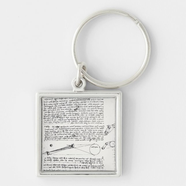 Astronomical diagrams key ring (Front)