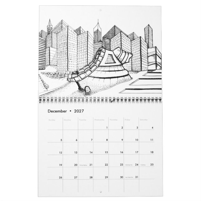 astronomical dreams calendar 2019 (Dec 2027)