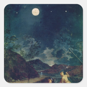 Astronomical Observations Square Sticker