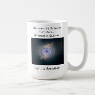 Astronomical photos with life affirmations coffee mug