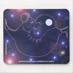 Astronomouse Supernova Party Mouse Mat
