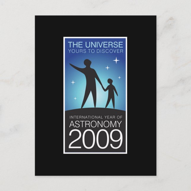 Astronomy 2009 postcard (Front)