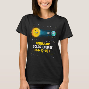 Astronomy  Annular Solar Eclipse 14 10 23 Nevada T-Shirt