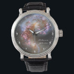 Astronomy & Antennae Galaxies Watch, Hubble Watch<br><div class="desc">WATCH: Astronomy fashion gifts for outer space fans,  night sky watchers and crazy fun presents with Hubble & Antennae Galaxies (credit to Nasa). You can easily personalised text / name.</div>
