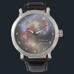 Astronomy & Antennae Galaxies Watch, Hubble Watch<br><div class="desc">WATCH: Astronomy fashion gifts for outer space fans,  night sky watchers and crazy fun presents with Hubble & Antennae Galaxies (credit to Nasa). You can easily personalised text / name.</div>