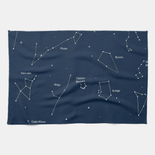 astronomy background tea towel