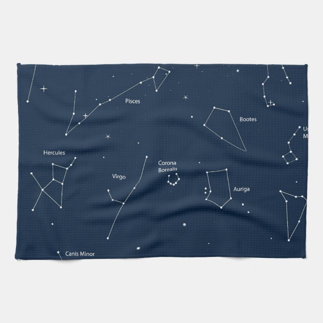 astronomy background tea towel (Horizontal)