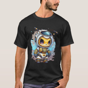 Astronomy Bee Astronaut Space Scientist Exploring T-Shirt