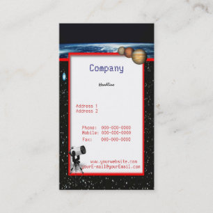 Astronomy Business Card