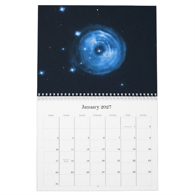 Astronomy Calendar (Jan 2027)