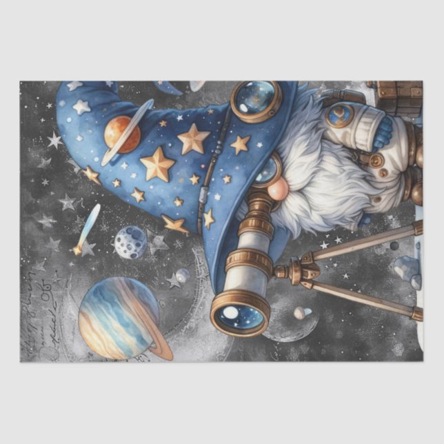 Astronomy Celestial Gnome Tissue Paper (Front)