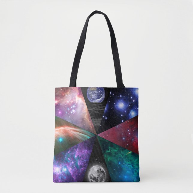Astronomy Collage Tote Bag (Front)