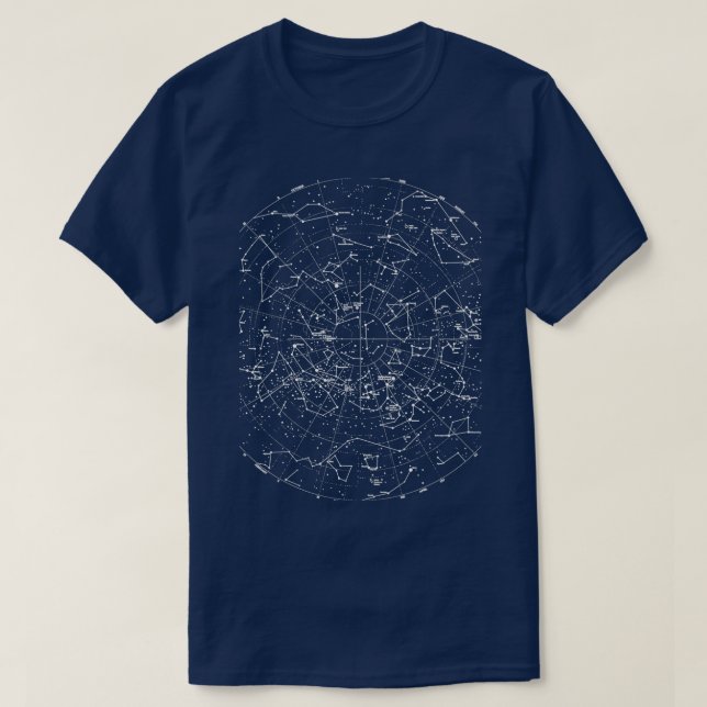 Astronomy Constellations Stars Galaxy Universe Cos T-Shirt (Design Front)