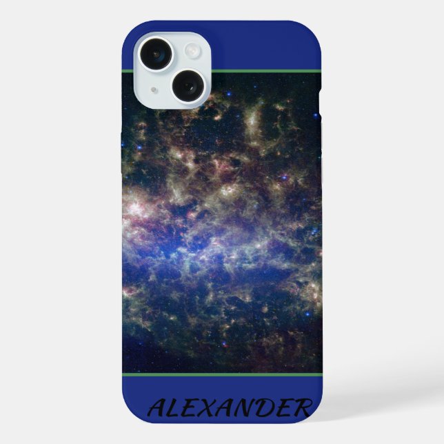 Astronomy custom name magellanic cloud iPhone case (Back)