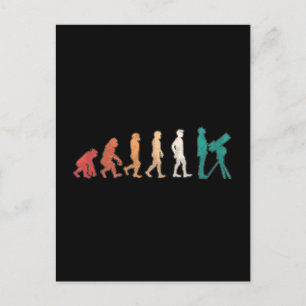 Astronomy Evolution Retro Space Stars Universe Holiday Postcard