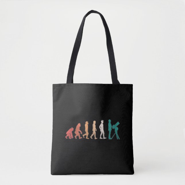 Astronomy Evolution Retro Space Stars Universe Tote Bag (Front)