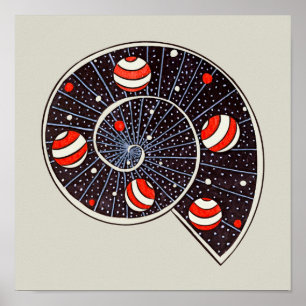 Astronomy Funny Space Spiral Galaxy  Poster