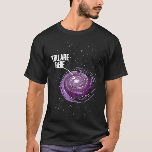 Astronomy Galaxy Moon Landing Planets Space Scienc T-Shirt (Front)