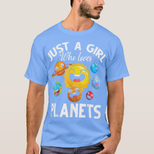 Astronomy Girls Astronomer Science Outer Space Cut T-Shirt