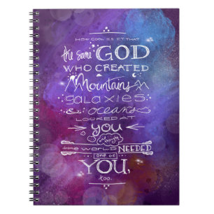 Astronomy god quote space stars moon universe note notebook