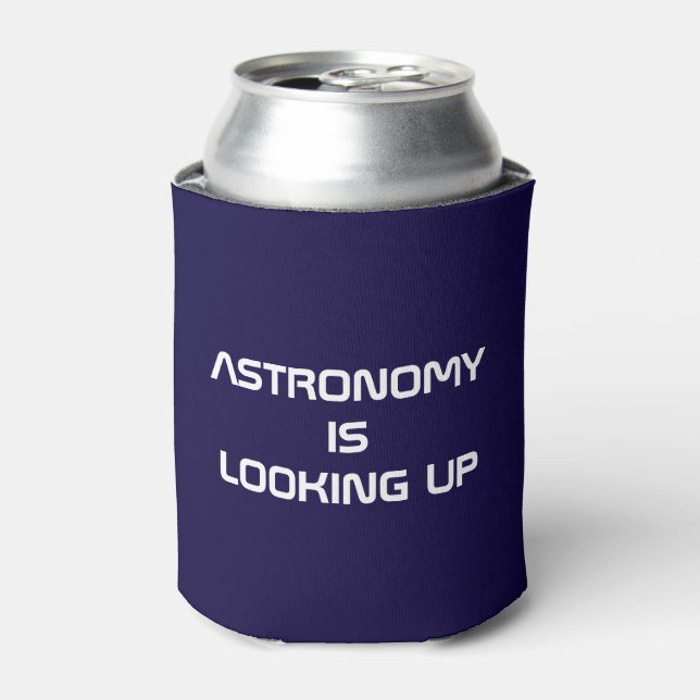 Astronomy is looking up! can cooler (Can Front)