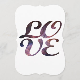 Astronomy Love Wedding Invitation