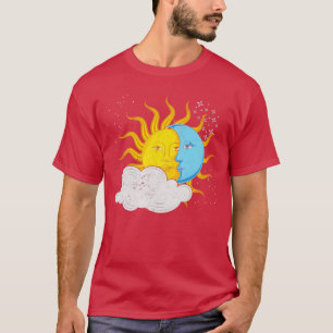 Astronomy Lover Celestial Bodies Moon Sun Astrolog T-Shirt