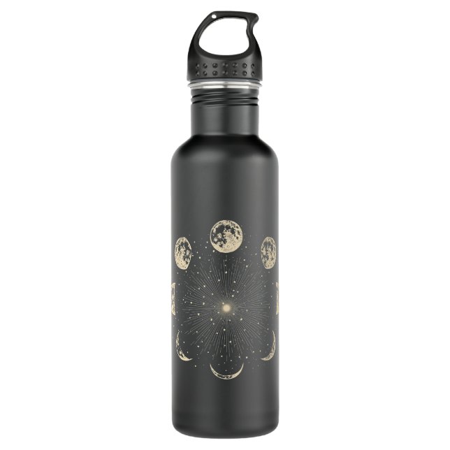 Astronomy Lover Its Just A Phase Lunar Moon Astron 710 Ml Water Bottle (Front)