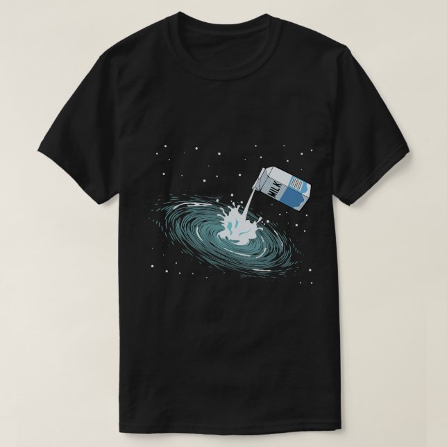 Astronomy Lover Milky Way Funny Cute Space Astrono T-Shirt (Design Front)