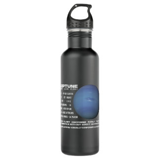 Astronomy Lover Neptune Planet Facts Space Explore 710 Ml Water Bottle