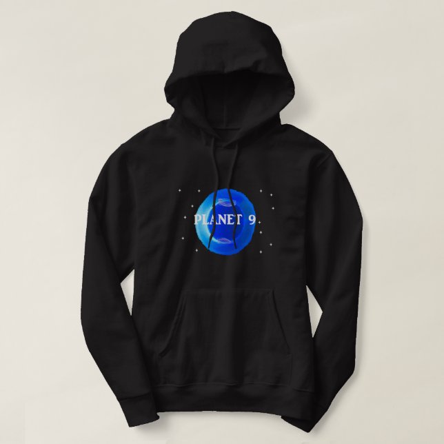Astronomy Lover Planet 9 Space Astronomy Hoodie (Design Front)