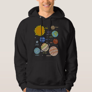 Astronomy Lover Planets Universe Astronomy Science Hoodie