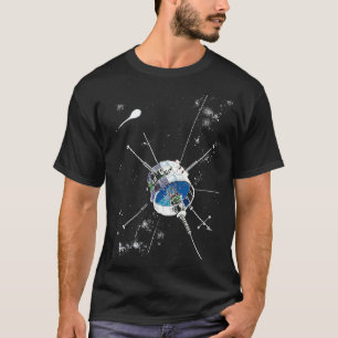 Astronomy Lover Satellite Exploration Space Astron T-Shirt