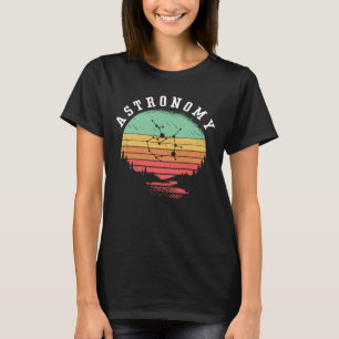 Astronomy Lovers Retro Space Stars Universe Planet T-Shirt