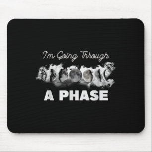 Astronomy lunar eclipse going through a phase moon mouse mat