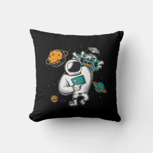 Astronomy Moon Music Lover Radio Space Universe Cushion