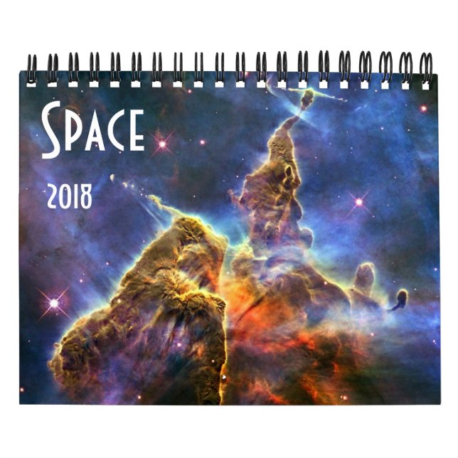 Astronomy NASA Space Universe Galaxy 2018 Calendar (Cover)