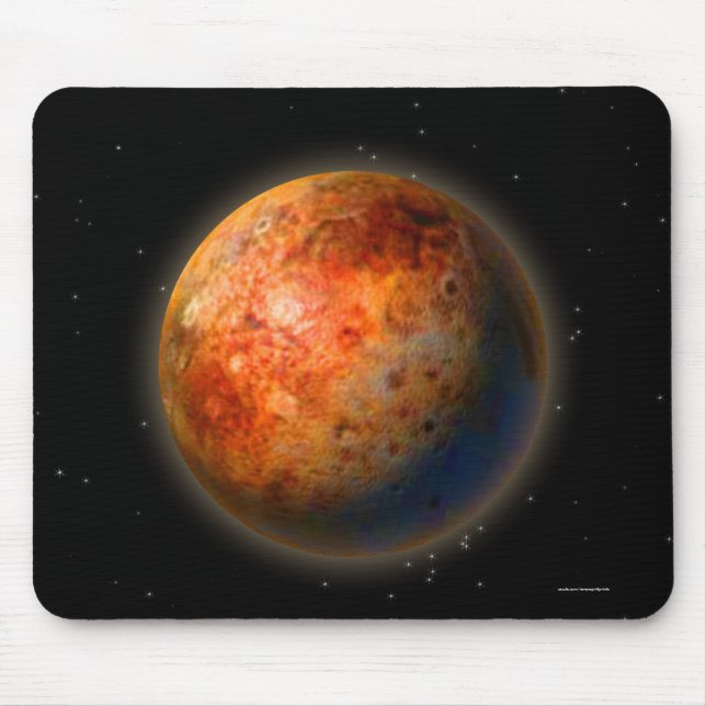 Astronomy Pluto Planetary Image Mouse Mat (Front)