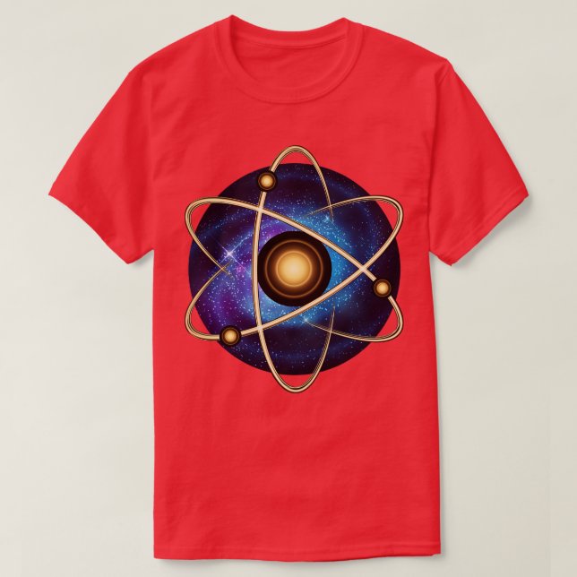 Astronomy Quantum Physics Physicist T-Shirt (Design Front)
