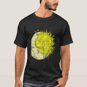 Astronomy Retro Stars Sun Moon Planets Astrophile  T-Shirt